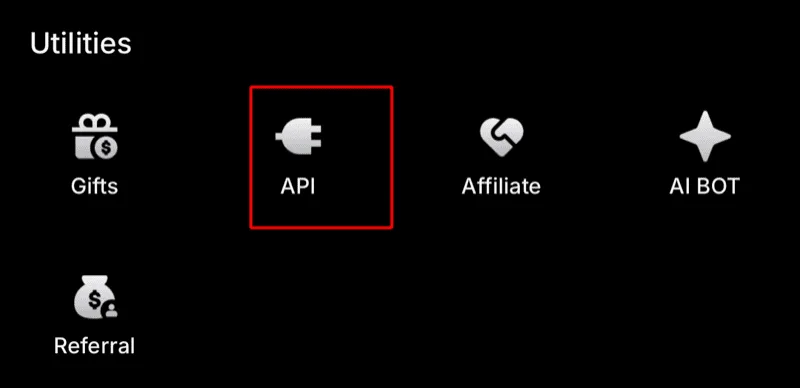 Utilities 區塊點 API